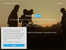 Tablet Screenshot of productionbase.co.uk